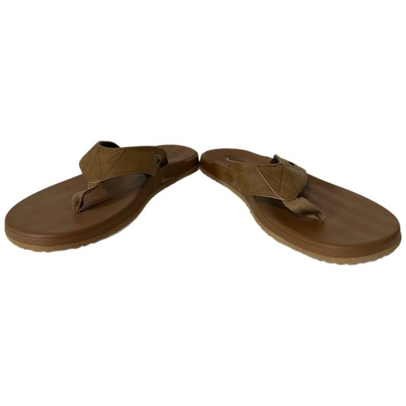 New Mens Flojos WaveRunner Chocolate Brown Thong Sandals‎ Flip Flops Size 13 NWT Flojos - Men main image 4